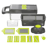 Mandoline Slicer Nicer Fatiador Cortador De Legumes 6 Em 1